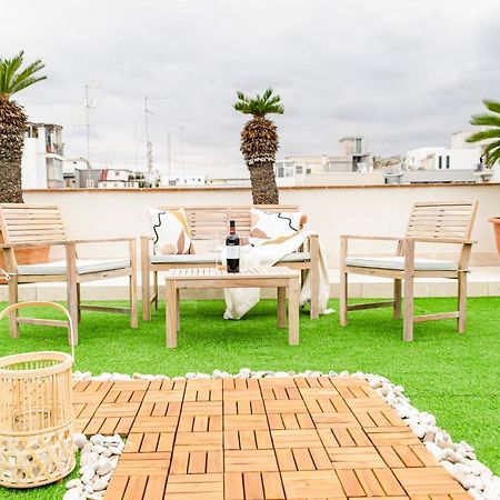 バーリApulialux Private 100Mq Rooftop Oasis W Jacuzziアパートメント エクステリア 写真