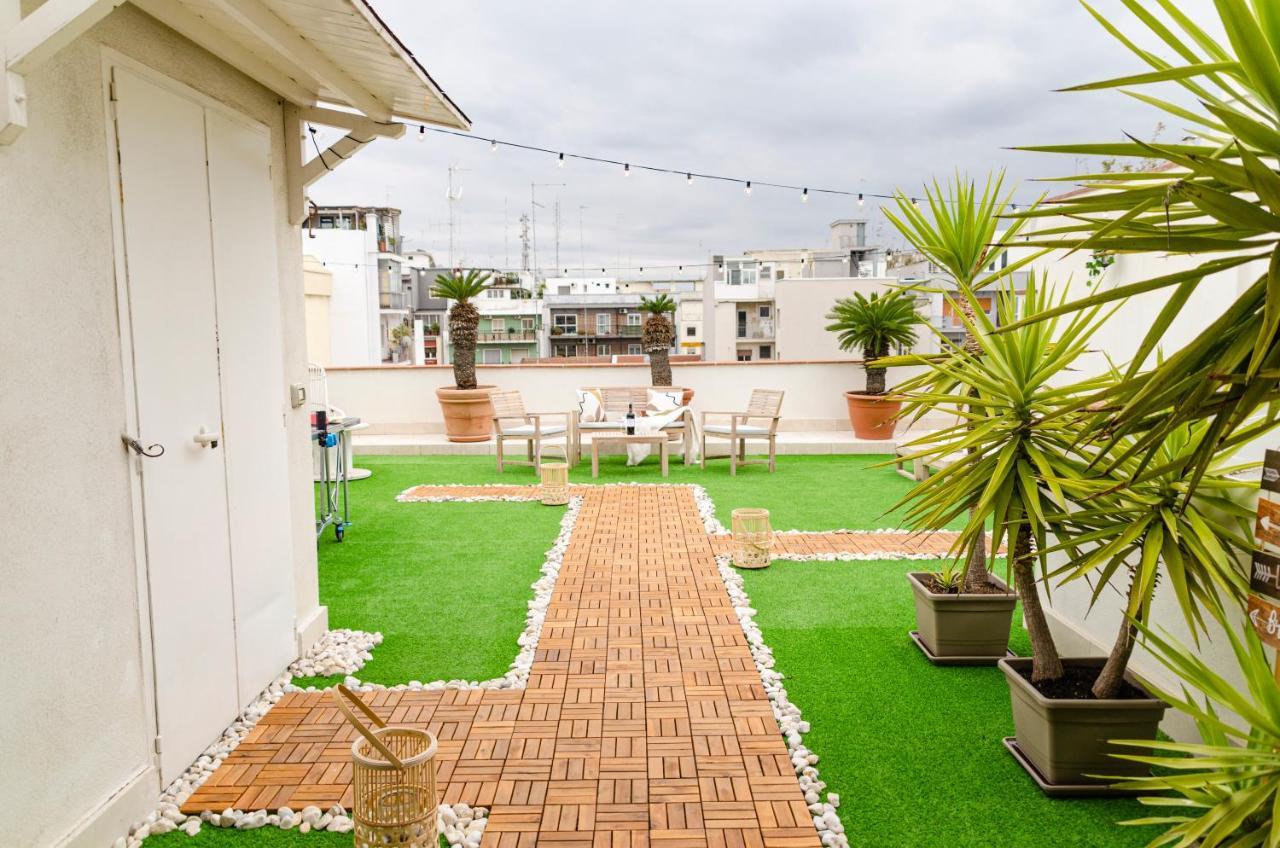 バーリApulialux Private 100Mq Rooftop Oasis W Jacuzziアパートメント エクステリア 写真